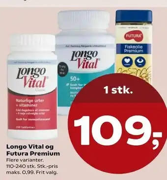 Longo Vital og Futura Premium
