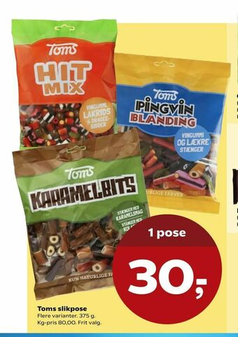 SuperBrugsen Toms slikpose tilbud