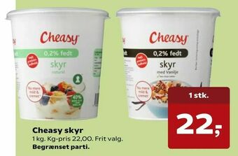 SuperBrugsen Cheasy skyr tilbud
