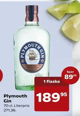 SuperBrugsen Plymouth Gin tilbud