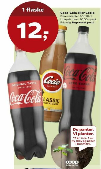 SuperBrugsen Coca-Cola eller Cocio tilbud