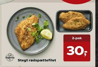 SuperBrugsen Stegt rødspættefilet tilbud