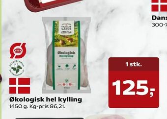 SuperBrugsen Økologisk hel kylling tilbud