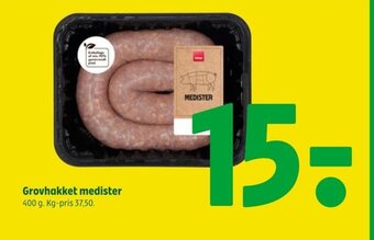 Coop 365 Grovhakket medister tilbud