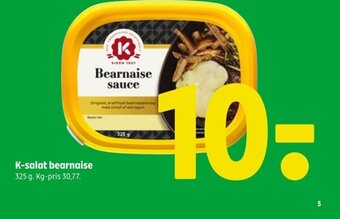Coop 365 K-salat bearnaise 325 g. tilbud