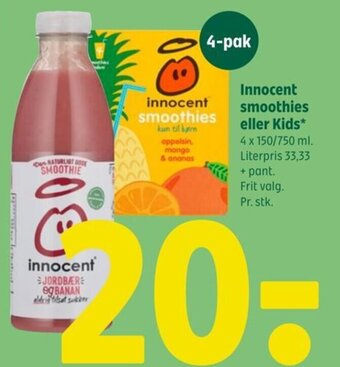Coop 365 Innocent smoothies eller Kids* tilbud