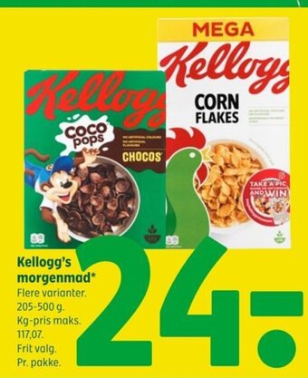 Coop 365 Kellogg's morgenmad* tilbud