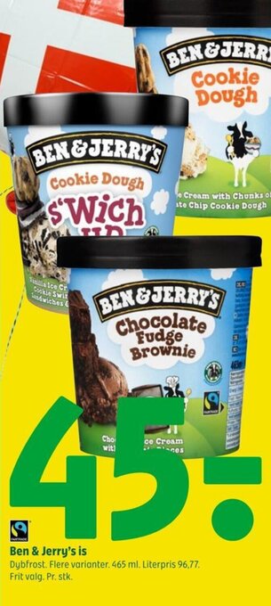 Coop 365 Ben & Jerry's is tilbud