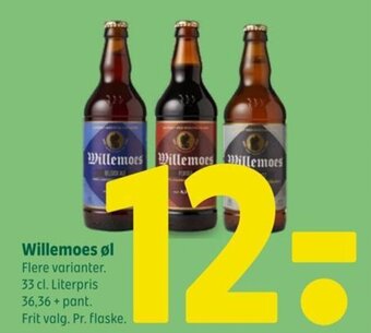 Coop 365 Willemoes øl tilbud
