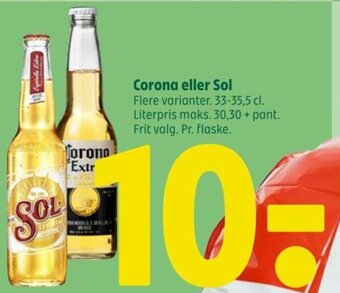 Coop 365 Corona eller Sol tilbud