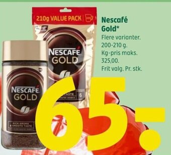 Coop 365 Nescafé Gold* tilbud