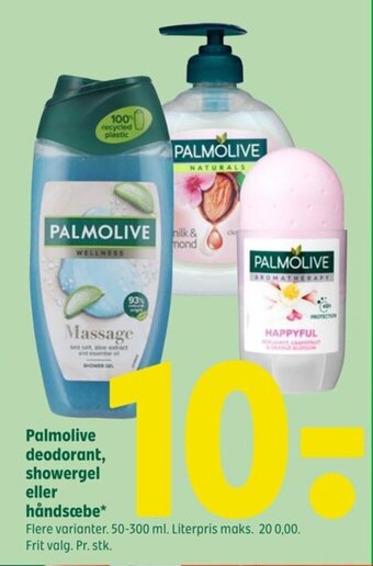 Coop 365 Palmolive deodorant, showergel eller håndsæbe tilbud
