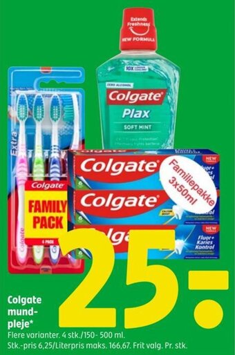 Coop 365 Colgate mund-pleje tilbud