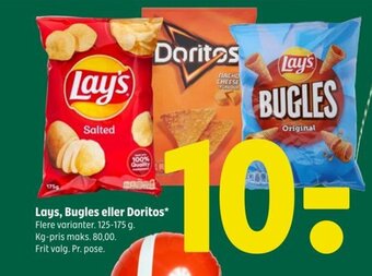 Coop 365 Lays, Bugles eller Doritos tilbud