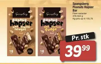 Spangsberg Peanuts Hapser Bar