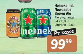 Heineken el. Newcastle Brown Ale