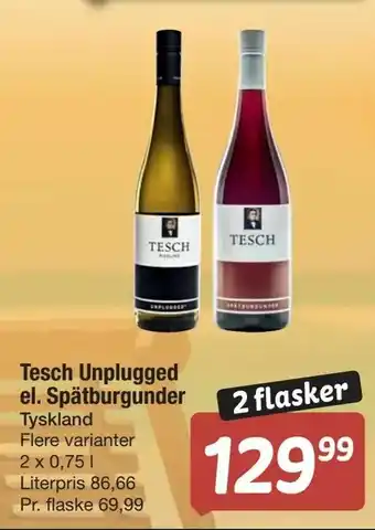 Tesch Unplugged el. Spätburgunder