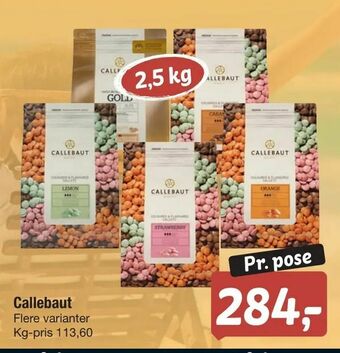 Fakta Tyskland Callebaut tilbud