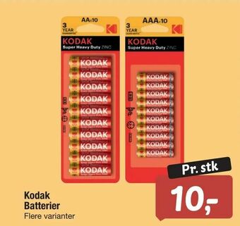 Kodak Batterier