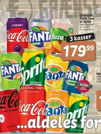 Fakta Tyskland Coca-Cola, Fanta, Fuze el. Sprite tilbud