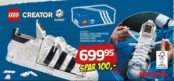 Legekæden 10282 lego creator expert adidas superstar tilbud