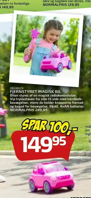 Legekæden Fjernstyret magisk bil tilbud
