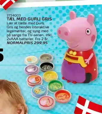 Legekæden Tæl med gurli gris tilbud