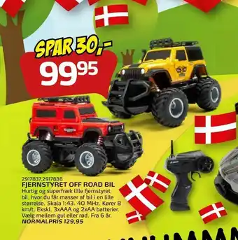 Fjernstyret off road bil