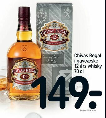 REMA 1000 Chivas Regal i gaveæske 12 års whisky tilbud