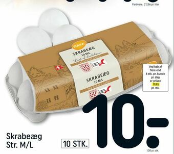 REMA 1000 Skrabeæg Str. M/L tilbud