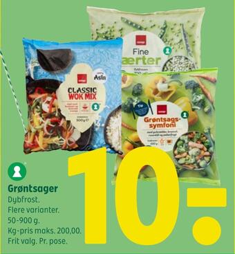 Coop 365 Grøntsager tilbud