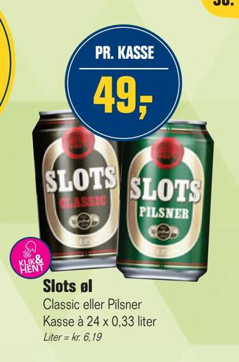 Otto Duborg Slots øl tilbud