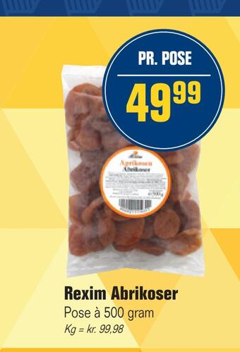 Otto Duborg Rexim abrikoser tilbud