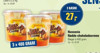 Otto Duborg Nussenia nødde-chokoladecreme tilbud