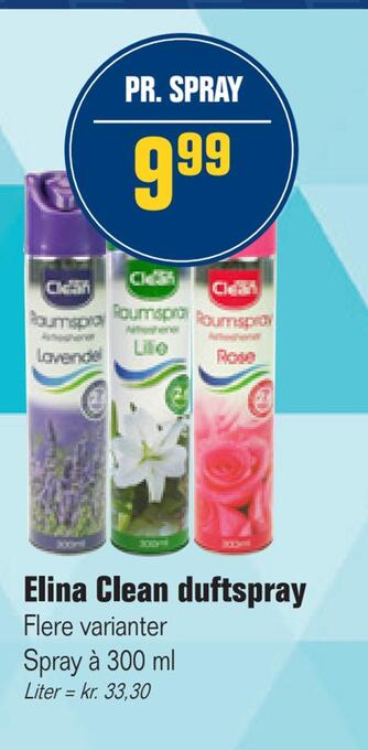 Elina clean duftspray