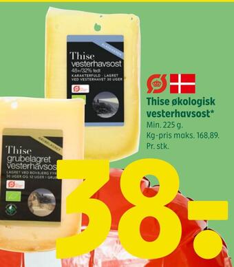 Coop 365 Thise økologisk vesterhavsost tilbud