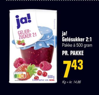 Ja! gelésukker 2,1