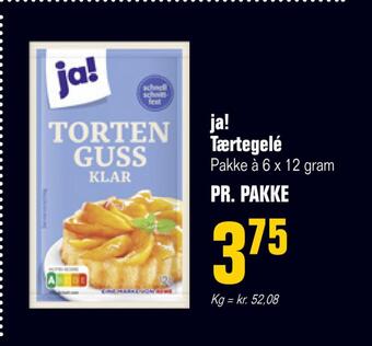 Otto Duborg Ja! tærtegelé tilbud