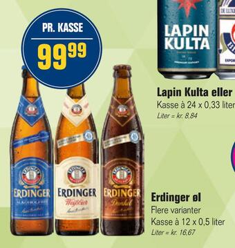 Otto Duborg Erdinger øl tilbud