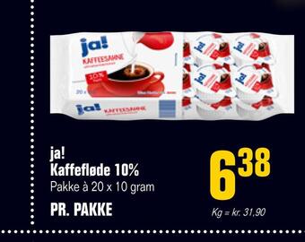 Otto Duborg Ja! kaffefløde 10% tilbud