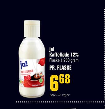 Otto Duborg Ja! kaffefløde 12% tilbud