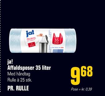 Otto Duborg Ja! affaldsposer 35 liter tilbud