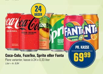 Otto Duborg Coca-cola, fuzetea, sprite eller fanta tilbud