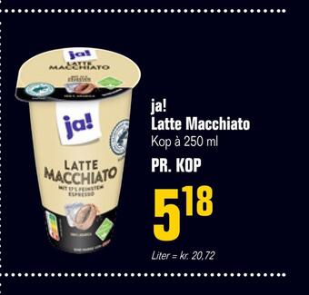 Otto Duborg Ja! latte macchiato tilbud