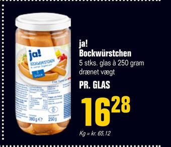 Otto Duborg Ja! bockwürstchen tilbud