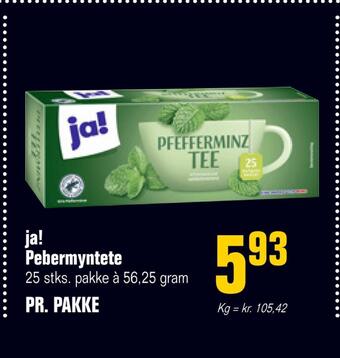 Otto Duborg Ja! pebermyntete tilbud