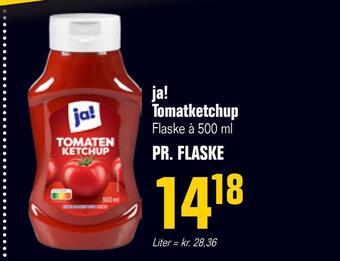 Otto Duborg Ja! tomatketchup tilbud