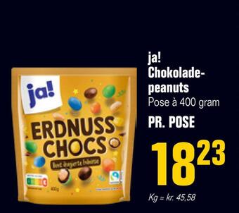 Otto Duborg Ja! chokoladepeanuts tilbud