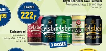Otto Duborg Carlsberg øl tilbud