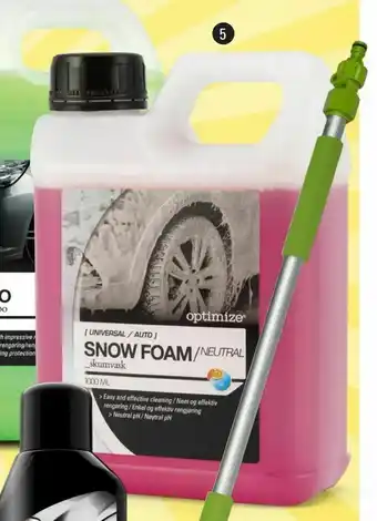 Neutral snow foam